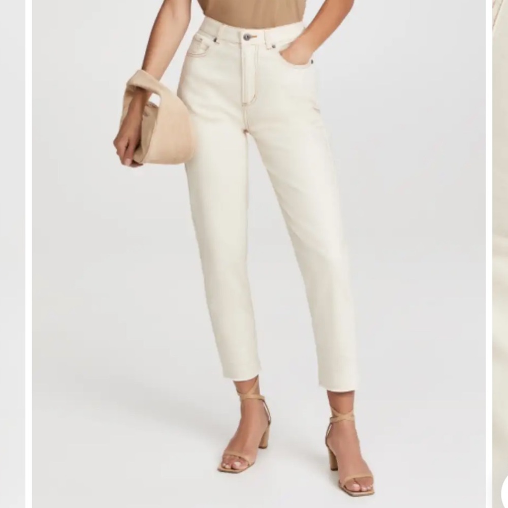 NWT Something Navy Straight Leg Mom Jeans